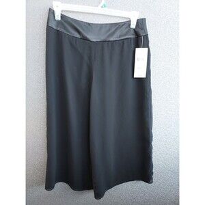 JR Nites By Caliendo Womens Gaucho Pants Black Size 10 NEW